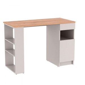 Прайм 89.10 Стол письменный с тумбой и полками (Олмеко)